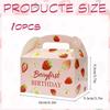 10 Stück Papier Geschenkkarton Leere Box Verpackungsfall Cartoon Handgriff Geschenkboxen Babyparty