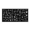 Nail Art Stamping Plates: Stainless Steel Bow, Knot, Chrome Hearts, Cross, Gothic Retro Templates