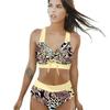 2025 European & American Hot-Selling Women's Quick-Dry Split Bikini - New Style Sexy Print Swimwear