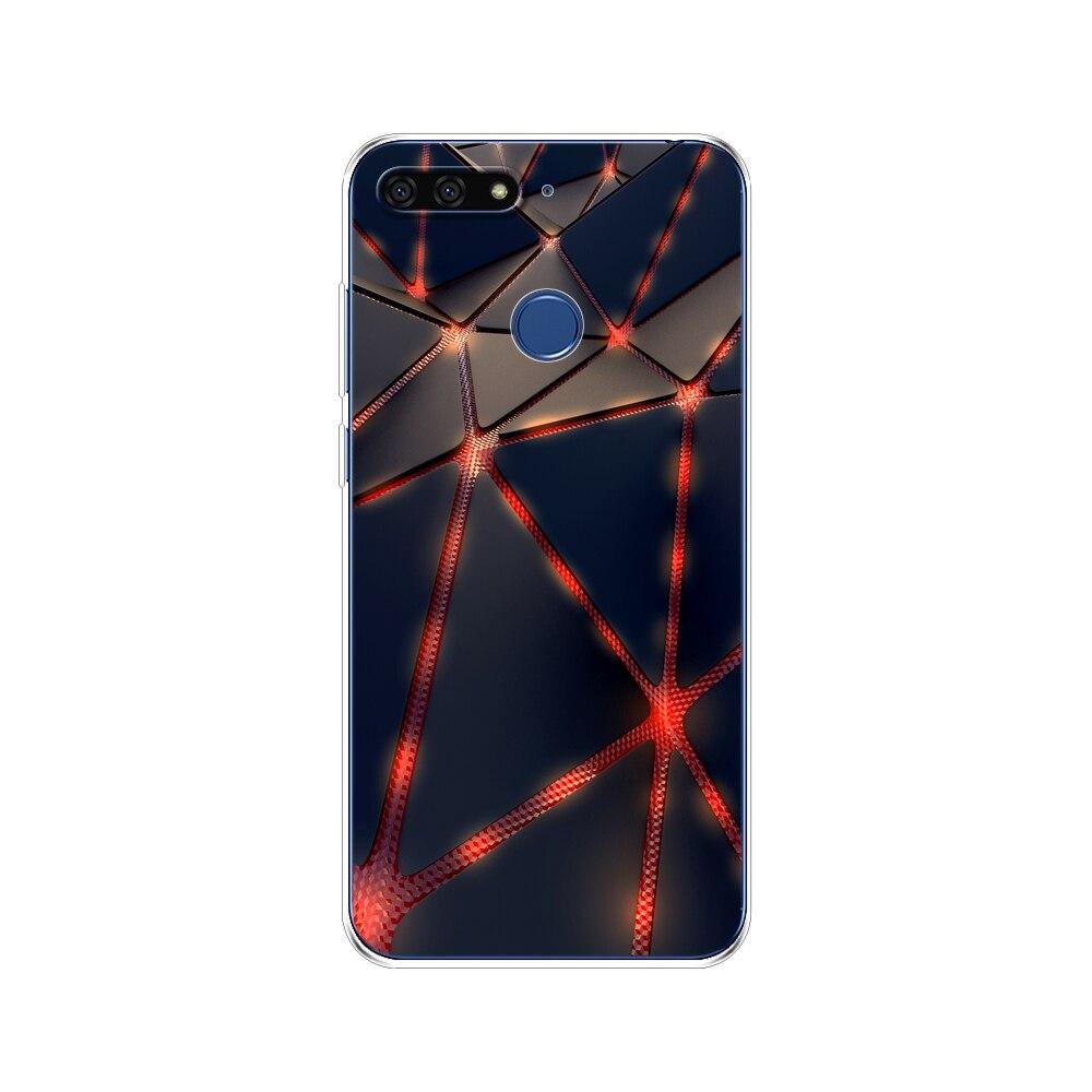 Pro Huawei Honor 7C 5,7 palcový kryt pouzdra Měkký silikonový TPU Roztomilý kryt Zadní ochranné pouzdro na telefon Pro Huawei honor 7c Aum-L41 tašky