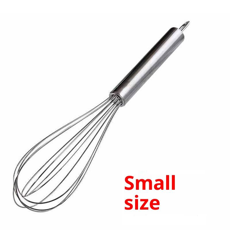 Hand Mixer Whisk Egg Beater Stainless Heavy Duty Whisk Mixer For Baking Kitchen Tool Stainless Steel Manual Egg Whisk