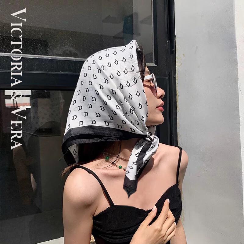 

VICTORIA&VERA Spring/Summer V825ZS80 Mulberry Silk Printed Scarf 52x52 cm