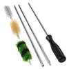 6pcs Professional Cleaning Brush Kit Larger Diameter Cleaning Rods Tools Supplies For 16 Gauge Rifle