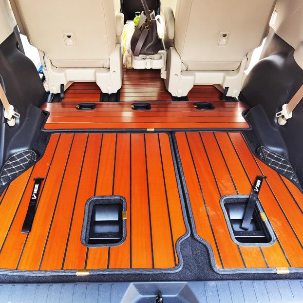 Custom Solid Wood Floor Mats for 2023 Toyota Sienna Hybrid Grandia