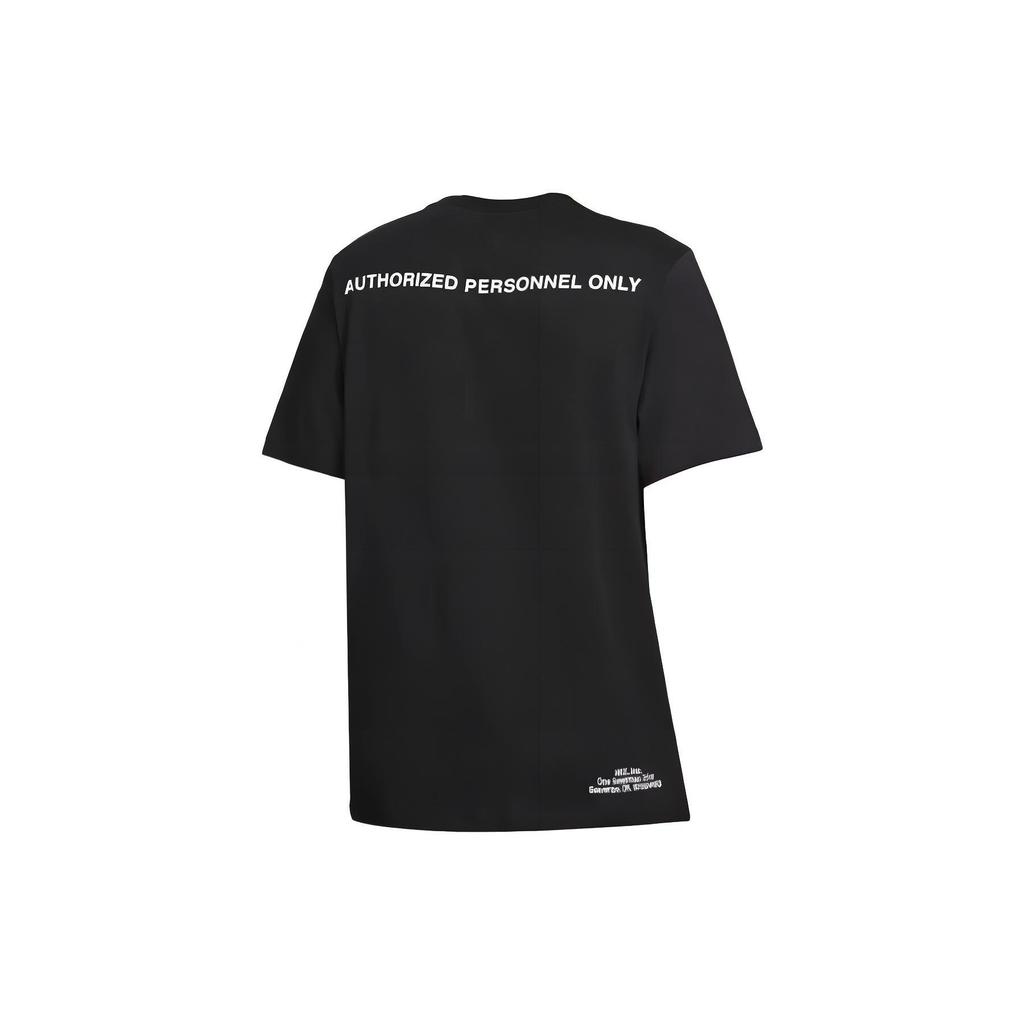 Nike T-Shirts Herren Schwarz Rundhals Mittlere Gerade Passform DO8323-010