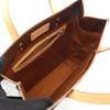 Used LOUIS VUITTON Reed MM Tote Bag M91143 Vernis Leather Brown Bronze Used Women