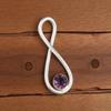 Amethyst Gemstone 925 Sterling Silver Jewelry Handmade Pendant 1.66" For Women PP-20-6