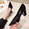 Dámská letní obuv Sexy modré lodičky s špičatou špičkou Super vysoký podpatek Černé boty pro ženy 2025 Elegantní šaty Nejnovější dovolená Mladá A E