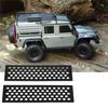 2pcsCelsiusset Aluminium Sand Ladders Recovery Board Ramp Tool for 1Celsius10 RC Crawler(Black)