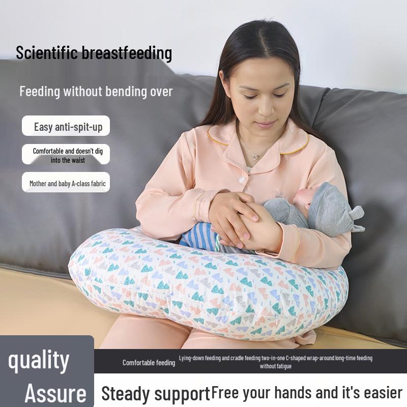 Multifunctional Pregnancy & Baby Nursing Pillow – Anti-Spit-Up, Postpartum Support, & Hug Pillow
