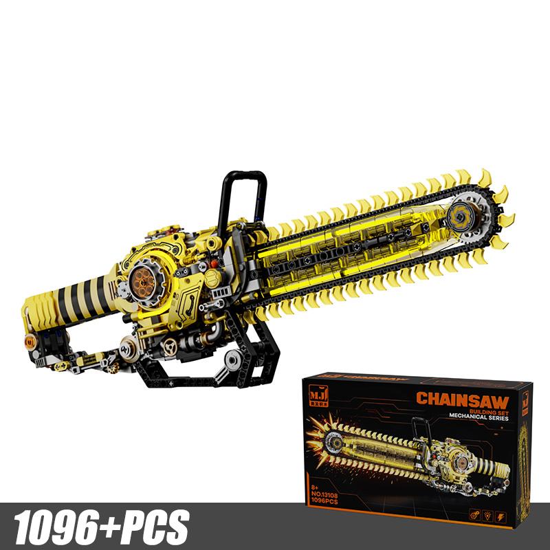 High-Quality Creative High-Quality Mechanical High-Quality Chainsaw Construction set High-Quality Building High-Quality Blocks Construction pieces