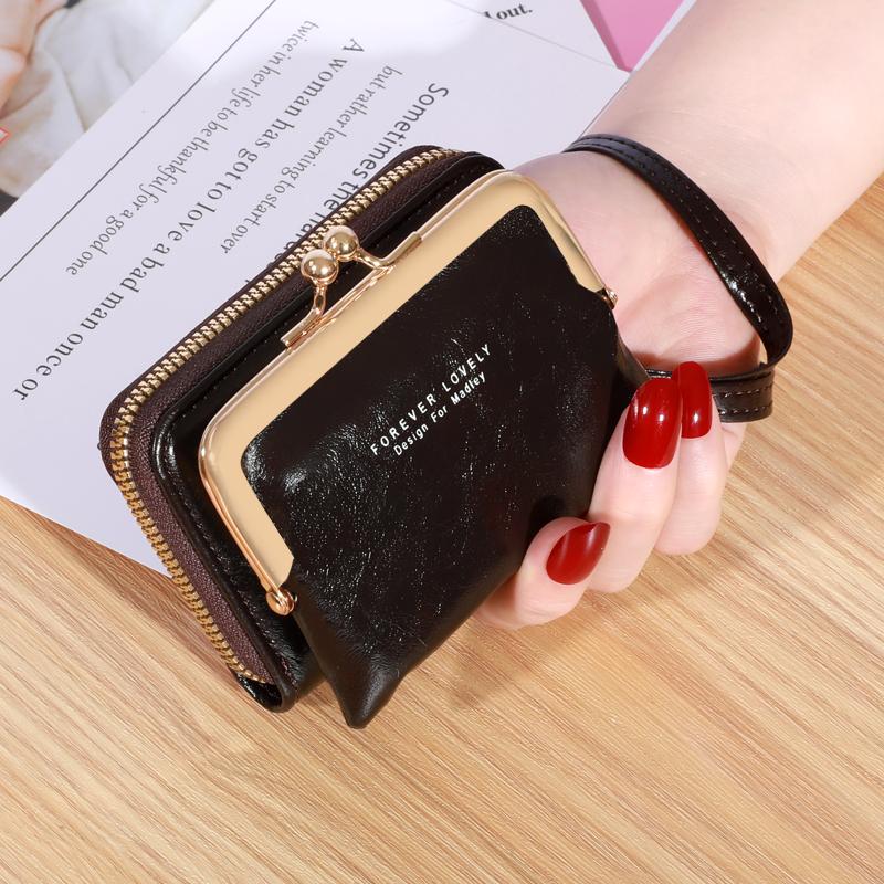 Trendy Design Women's Wallet Small Shoulder Strap Card Holder Mini Bag