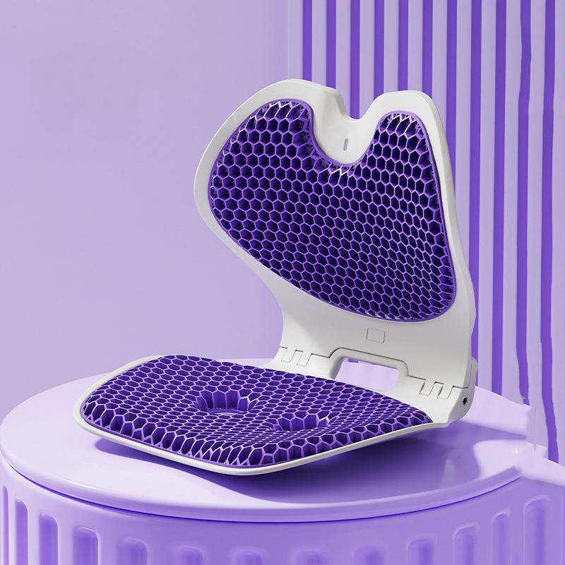 Ergonomic Foldable Lumbar Support Cushion Soft Waist Protection Pillow for Office Chair Car Seat Home Use