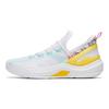Anta KT Fly Non-Slip Wear-Resistant Low-Top Basketball Shoes Men sneaker White Yellow 112321606-5