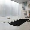 Rectangular Folding PVC Exercise Pad Suede Towel Mat Thick Gym for Home