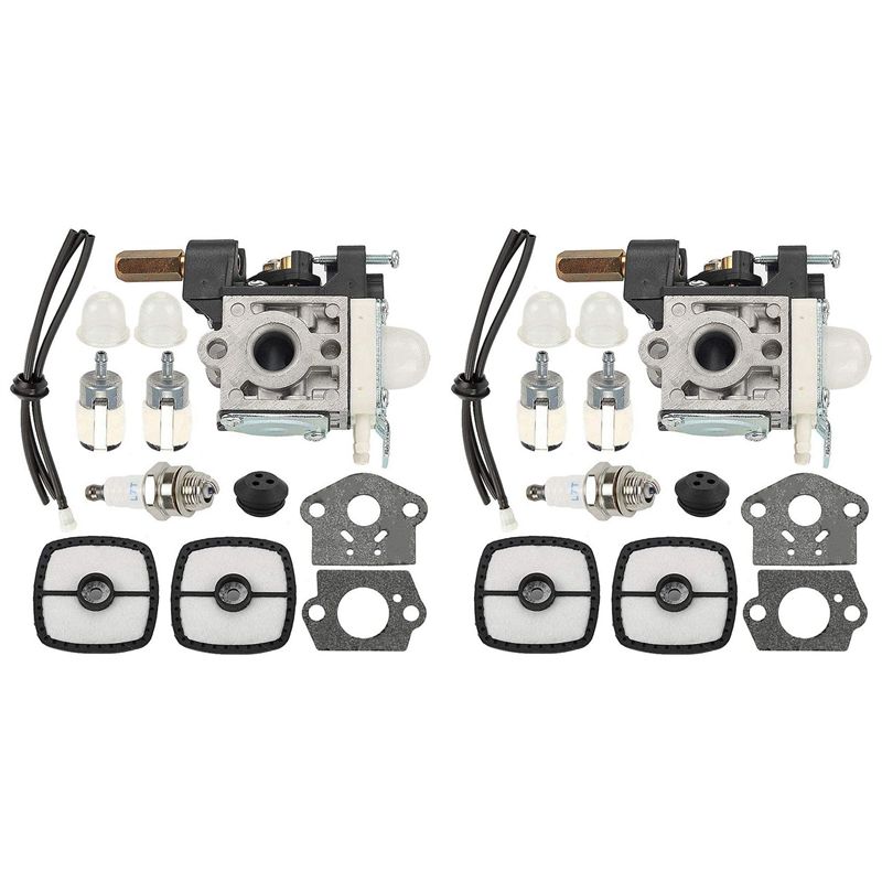 ABUL-2X Carburetor For Echo SRM-230 SRM-231 GT-200R SRM-210 SRM-230S SRM-230U Weed Eater Trimmer With Air Filter Tune Up Kit