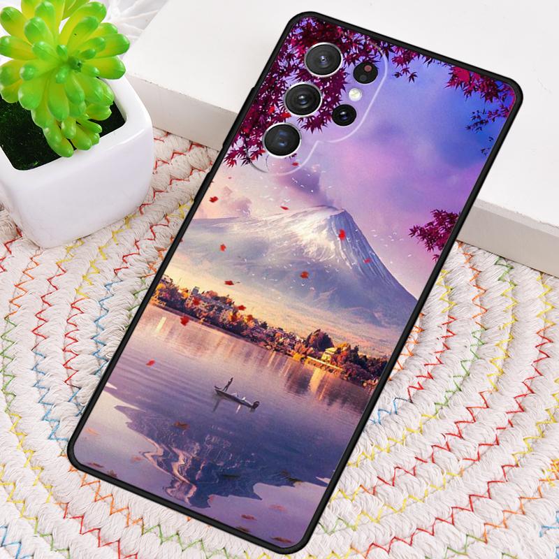 Mount Fuji Silicone Phone Case For Samsung Galaxy Note 10 Pro S26 S25 S24 S23 S22 S21 Plus S25Ultra Capa Cover