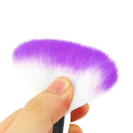 Women Beauty Nail Art Dust Cleaner UV Gel Nail Dust Brush Powder Remover