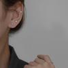 Fashionable Small Earrings for Women Simple Imitation Moonstone Earrings Korean Style Earrings