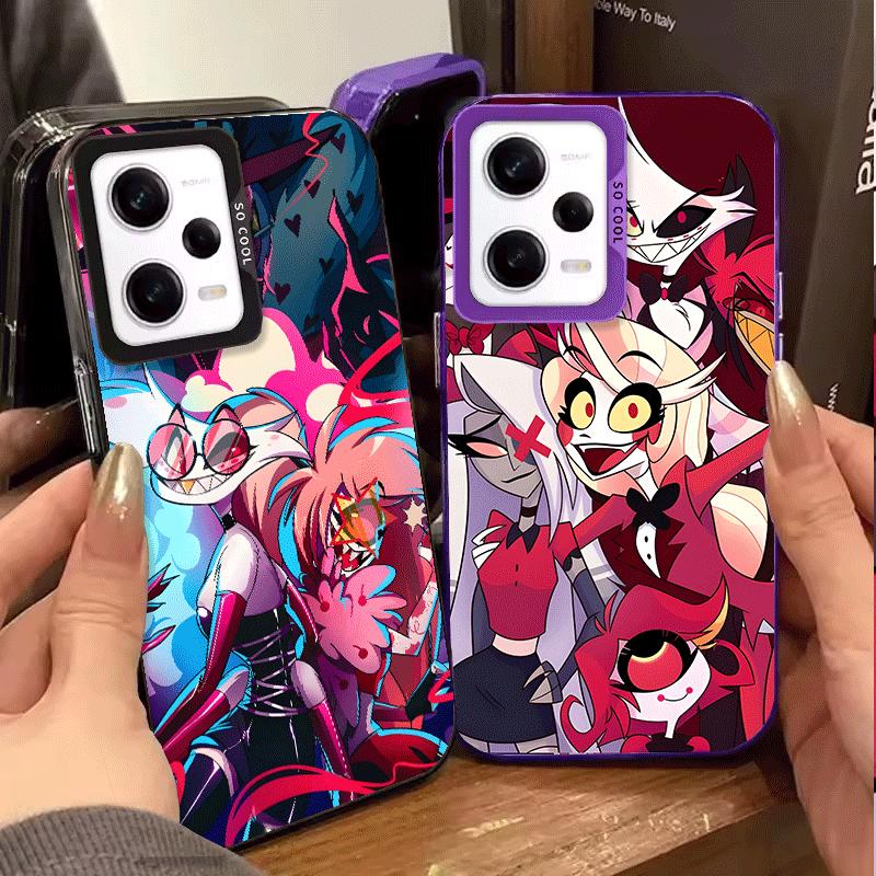 Hazbin Hotel Anime Shockproof Phone Case for Xiaomi Redmi Note 15 14 13 12 Pro Plus 11 11S 11T 5G Cover Anti Fall Fundas