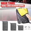 Microfiber Absorbent Car Cleaning Towels Double-Faced Plush Wash Towel For Chevrolet Cruze Spark Captiva Suburban Camaro Malibu