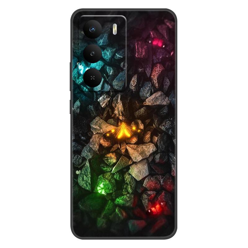 For Realme 14x 5G Case Silicone Luxury Space Soft Bumper for Realme 14X Phone Cover Realme14x RMX5020 TPU Funda Fashion Bag