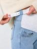 Maternity High-Waisted Slimming Straight Leg Jeans - Versatile European American Fashion.