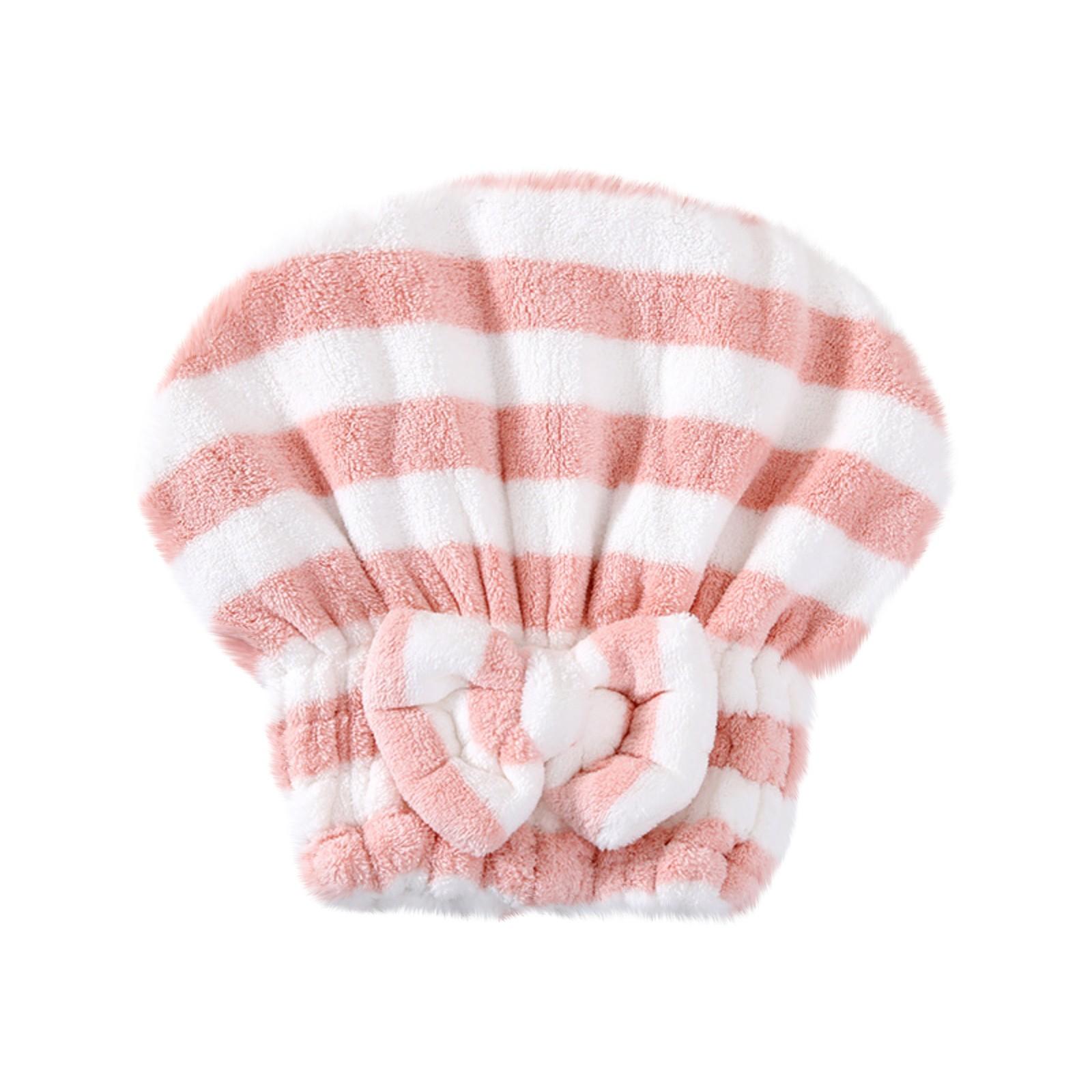 

Шапочка для волос с бантом, суперабсорбирующая, быстросохнущая, кораллового цвета, бархатная, принцесса, шапочка для душа, женская, утолщенная, для сухих волос, полотенце для головы с функцией свободного обдува One Size розовый