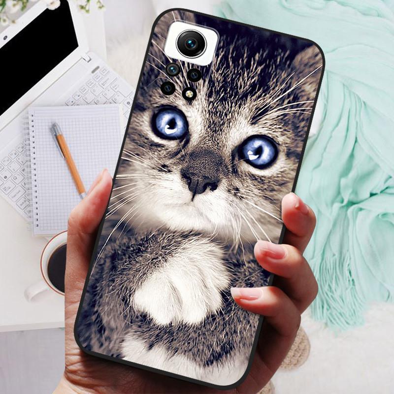 Cover For Redmi Note 12 Pro 4G Case Silicone Painted Soft Protective Black Coque For Xiaomi Redmi Note12 Pro 4G NFC Cartoon TPU