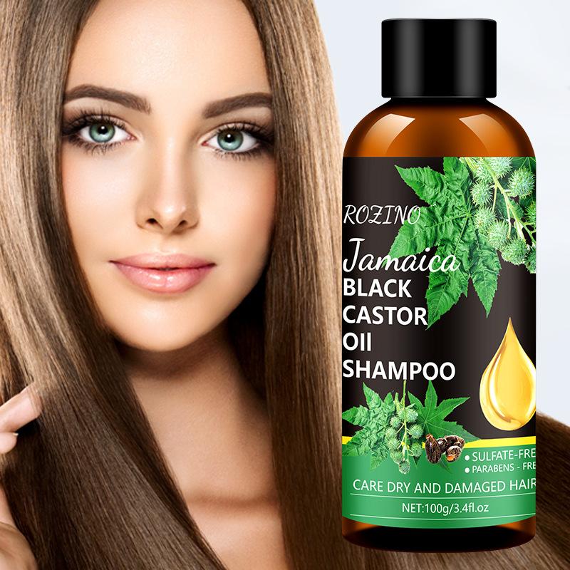 Castor Oil Essence Głęboko oczyszczający szampon przeciwłupieżowy przeciwświądowy o długotrwałym zapachu