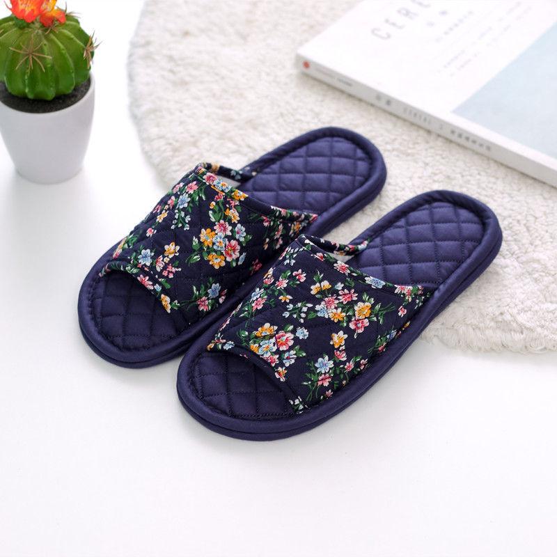 Unisex Minkšti Neslystantys Medvilniniai Šlepetės - Skalbiamos Skalbimo Mašinoje, Tylios ir Patogios Namams