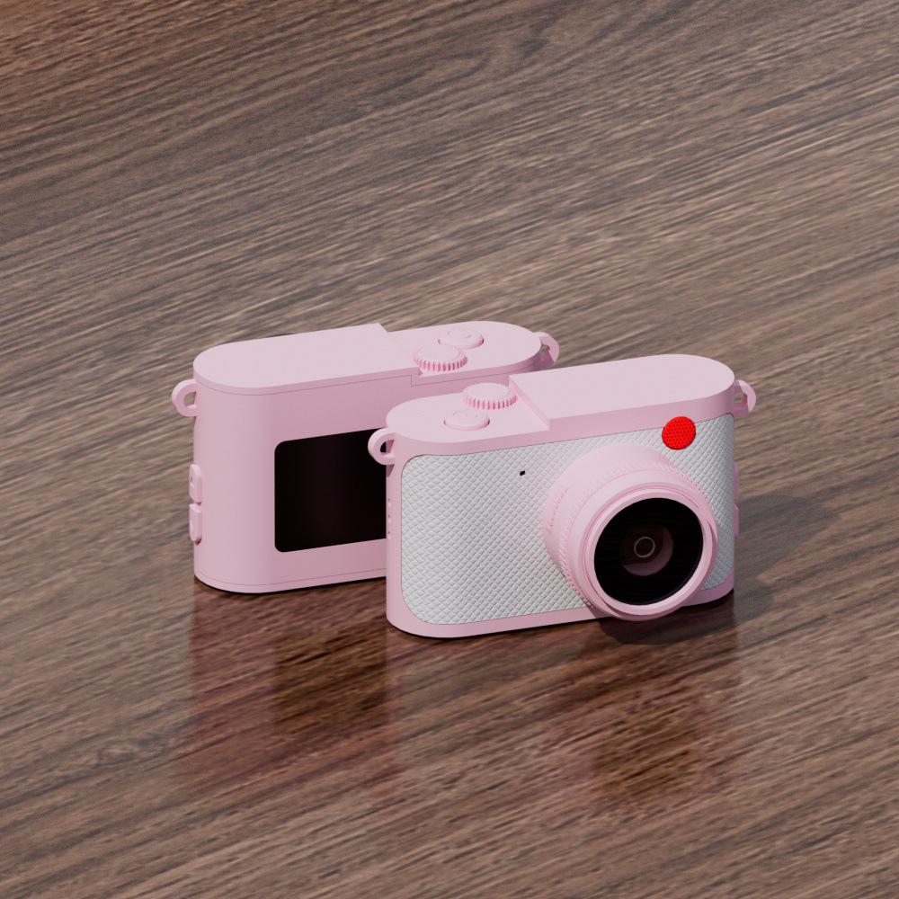 Portable Retro Mini Thumb Camera for Students - Standard Definition with Screen for Photo and Video.