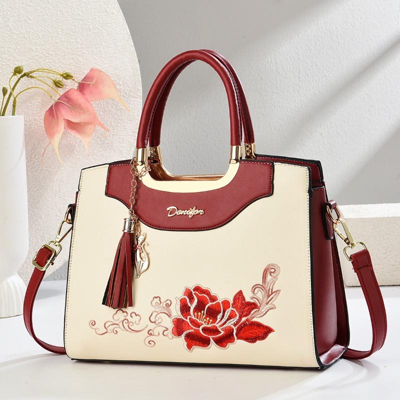 Mom gift with cheongsam Chinese national style embroidered bag new atmospheric women's bag crossbody bag mother-in-law handbag women