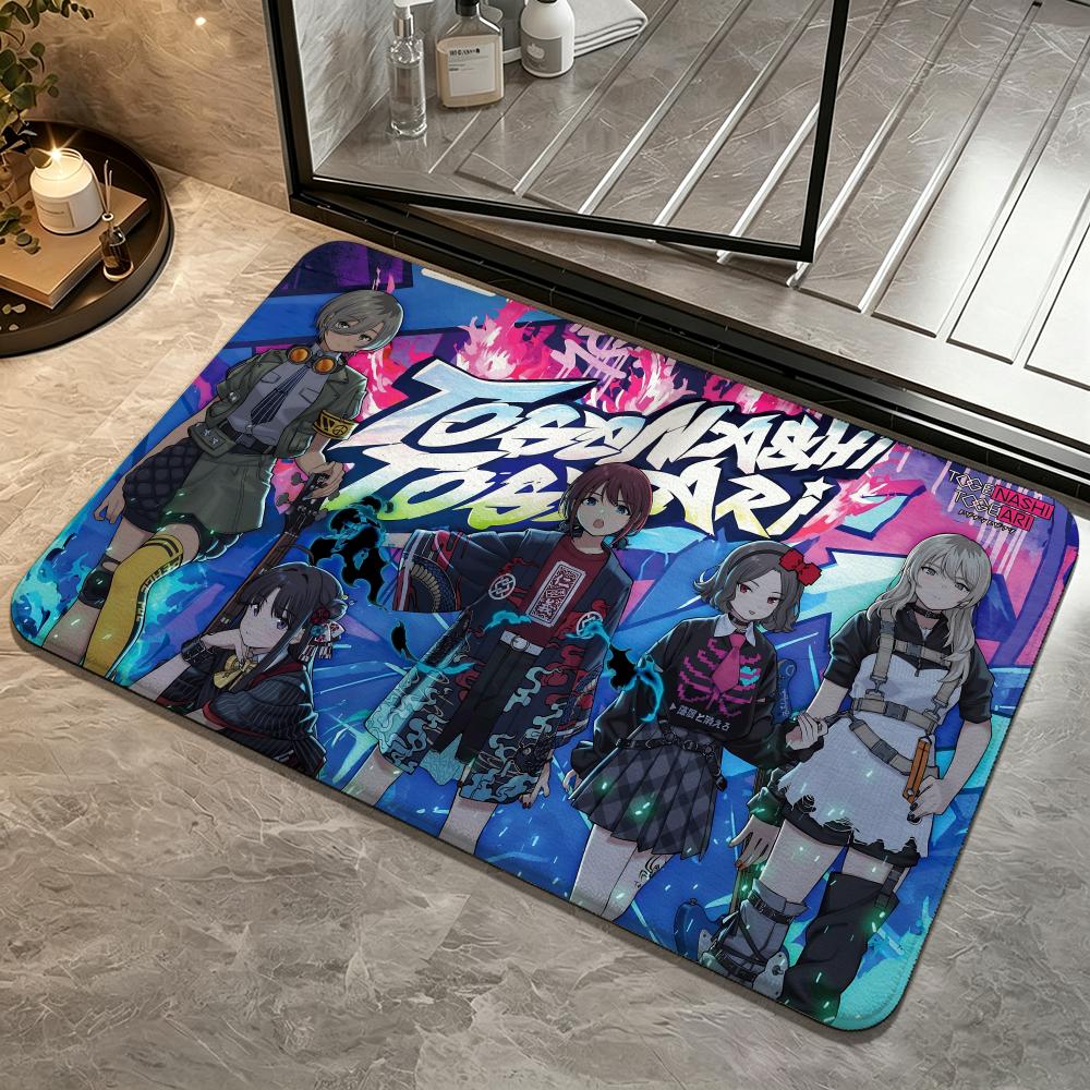 GIRLS BAND CRY Floor Mat Bedroom Carpet, Bathroom Foot Mat, Doormat, Non-Slip Absorbent Multi-Use