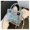 New Fashionable One-shoulder Crossbody Small Square Bag, Summer Transparent Women's Bag, Child and Mother Bag