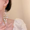 European, American Bohemian Rice Beads, Water Drops, Fringed Ear Hooks, Ethnic Style, Fashion Earrings, Niche, High-end Temperament Earrings.