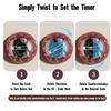 Kitchen Timer Manual Magnetic 60 Minutes Kitchen Timer Home Gadgets for BBQ Grilling Seniors Kids Home Workouts Professional
