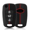 Silicone Key Case Cover For Kia Soul Venga Picanto Rio Sorento Ceed Sportage For Hyundai I20 I30 Veloster Ix20