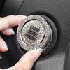Engine Start Button Cover | Rhinestone Decorative Ring Decal -