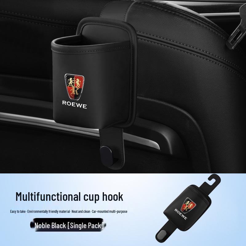 Roewe Car Cup Holder & Seat Back Hook: Fits RX5, RX5 Plus, RX5 Max, i5, RX3, i6, RX8.