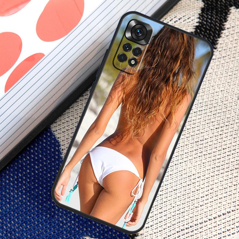 Sexy Bikini Underwear Girl Case For Xiaomi Redmi Note 12 8 9 10 11 Pro 9S 10S 11S 8T Redmi 10 12C 9C 10A 10C Coque