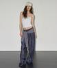 SIO Layered Sleeve Button Tube Top Gray
