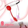 Electric Rose Pearl Clitoral Stimulation Wearable Vibrator G-Spot Clitoral Stimulation Adult Toy for Women BDSM Female Adult Products