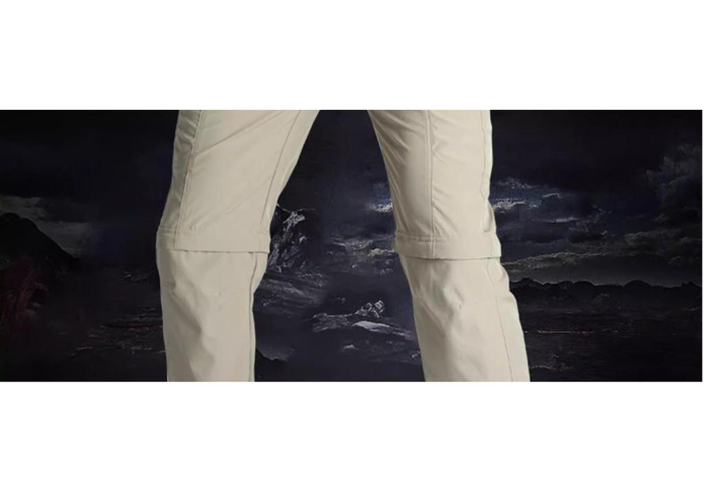 Men's Convertible Quick-Dry Outdoor Tactical Trousers with Multi-Pockets