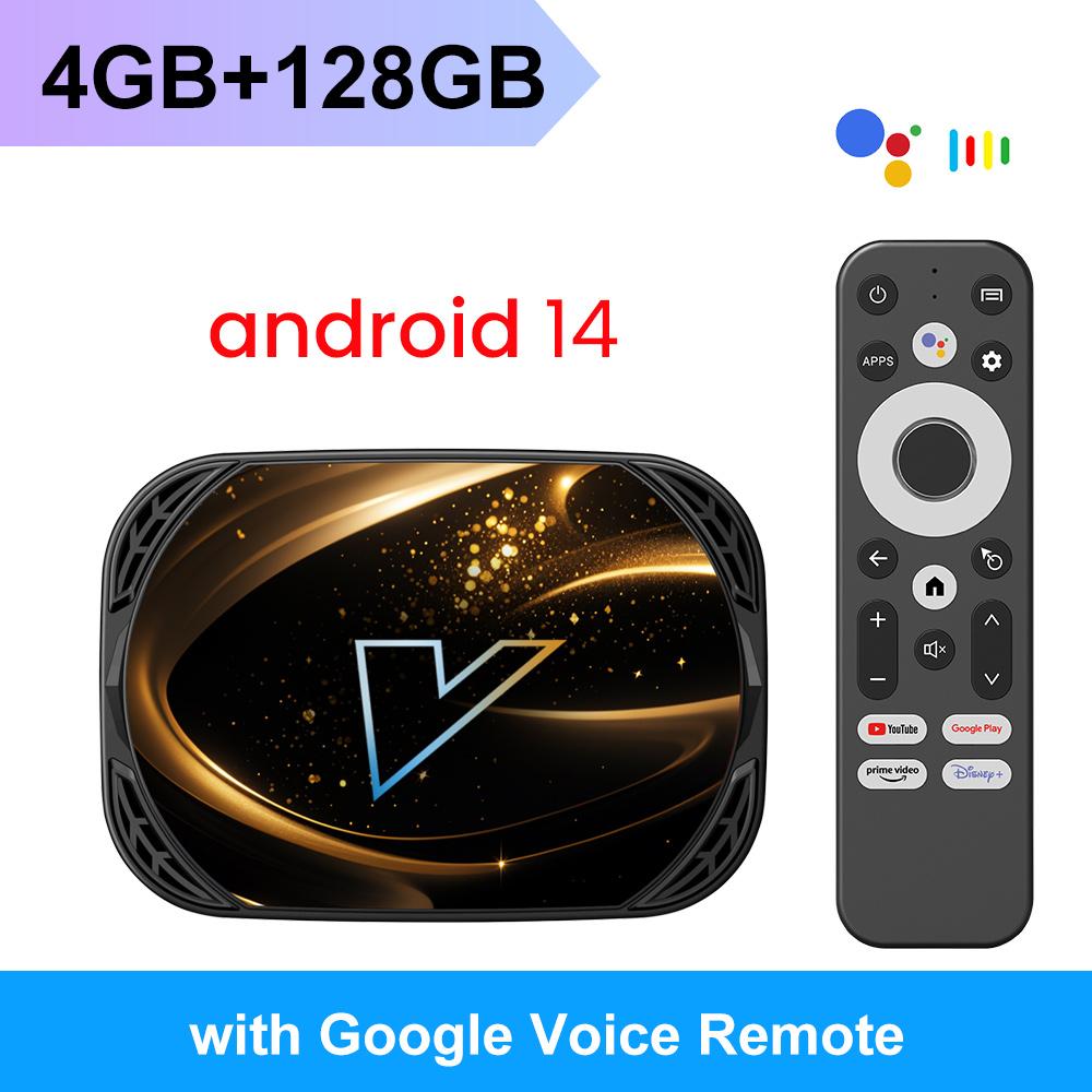 VONTAR X5 Android 14 TV Box Amlogic S905X5M 1000M Wifi6 4K 60fps AV1 Google Player Youtube Media Player