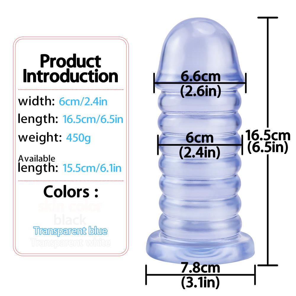 Extra-Large Anal Dilator: 9-Model Collection for Gay Fisting, Thickened PVC