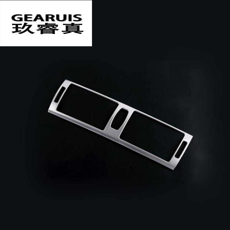 Auto-Styling Mittelkonsole Klimaanlage Steckdose Dekoration Abdeckung Aufkleber Trim für BMW X5 E70 X6 E71 Innenraum Auto