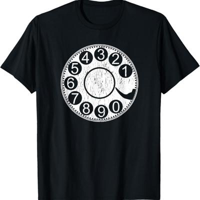 Rotary Dial Phone Landline T-Shirt