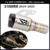 Motorcycle Exhaust Pipe for BMW S1000RR from 2019 2020 2021 2022- 2025 Exhaust Pipe Connection Tube Modification Integrated Kit