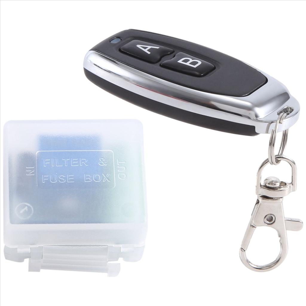 DC 12V Single Channel Relay Module Universal Wireless Switch Relay Receiver + 2 CH Remote Controller